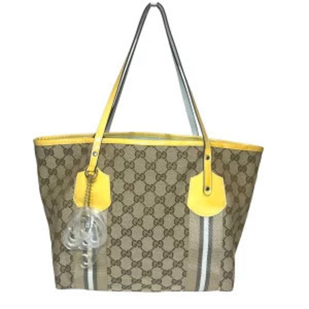 Gucci Tote Bag GG Canvas Enamel